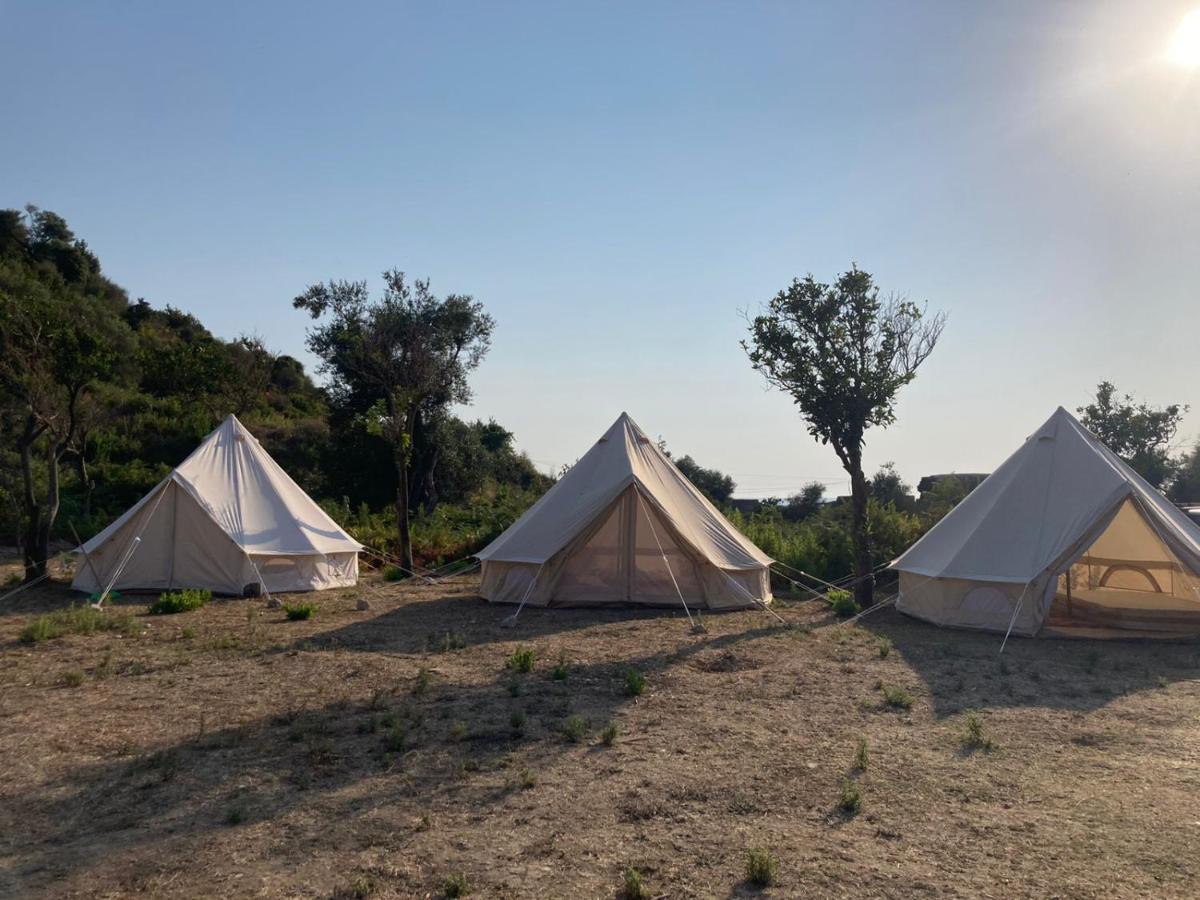 Albanian Glamping Bunec Piqeras ภายนอก รูปภาพ